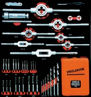 PROForm Einlagesystem, Gewindeschneid-Werkzeug 64-tlg.