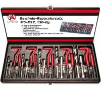 BGS Diy Gewinde-Reparatursatz, M5 - M12, 130-tlg.