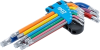 BGS Winkelschlssel-Satz Multicolour T-Profil (fr Torx) T10-T50 9-tlg.