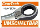 Projahn GearTech Ratschen-Ringgabelschlssel umschaltbar Satz 14-tlg.