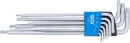 BGS Winkelschlssel-Satz extra lang T-Profil (fr Torx) mit Kugelkopf T10-T50 9-tlg.