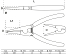 BGS Diy Sprengringzangen-Satz 175 mm 4-tlg. -