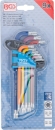 BGS Winkelschlssel-Satz Multicolour T-Profil (fr Torx) T10-T50 9-tlg.